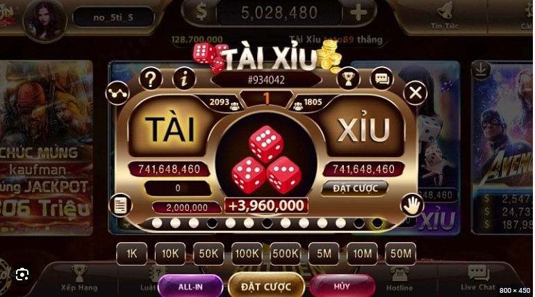 Cách tính tiền thắng khi tham gia tài xỉu livestream